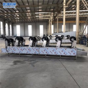 凱坤機(jī)械供應(yīng)全自動翻轉(zhuǎn)式風(fēng)干機(jī) 食品包裝袋果蔬風(fēng)干機(jī) 商用瀝水風(fēng)干機(jī)流水線