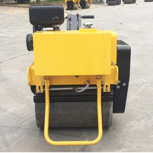 柴油款小型壓路機 電啟動手扶式壓路機 振動碾現貨批發