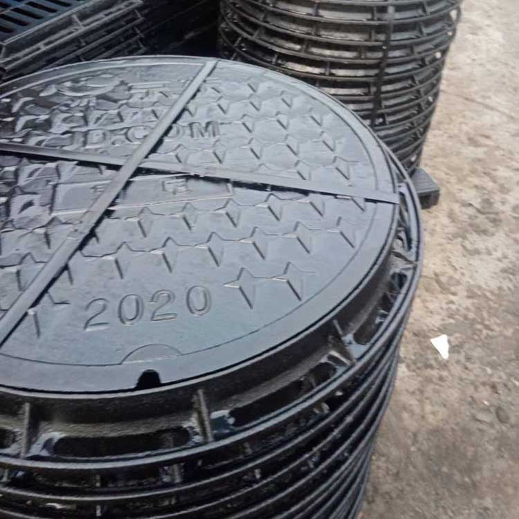 800圓形球墨鑄鐵井蓋 電力消防井蓋 抗壓 耐磨損