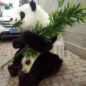 仿真熊貓 園林景區商場擺件 動物生態場館博物館 影視道具