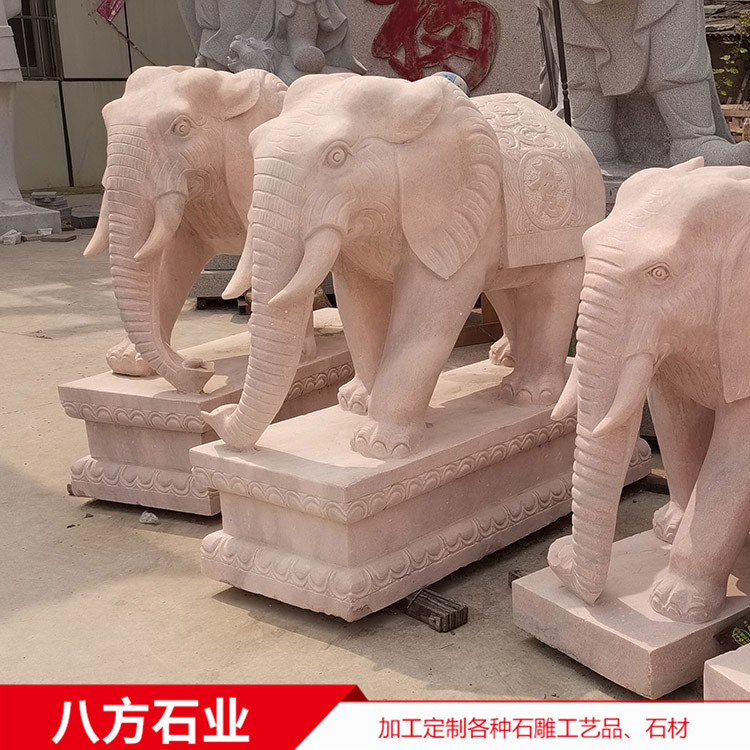 青石石雕麒麟 貔貅 酒店景區(qū)門口石雕動(dòng)物擺件