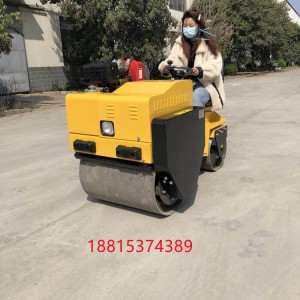 白改黑路面用小型壓路機柴油電啟動振動夯維護少操作簡單