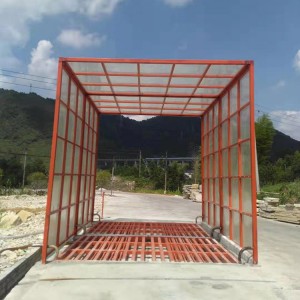 全自動洗車機 大型洗輪機隧道式 全封閉環保工程洗車臺