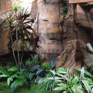 仿真假山 園林景觀工程 室內(nèi)場(chǎng)館場(chǎng)景地面綠化